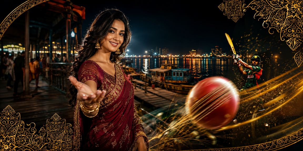 নরসিংদী অঞ্চলে এক ক্রিকেট ম্যাচের বেটিং দৃশ্য